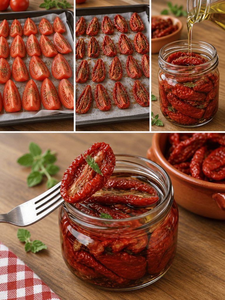 Préparez les tomates de cette façon et conservez-les tout l’hiver : un vrai délice ! Pas besoin de vinaigre ni d’eau