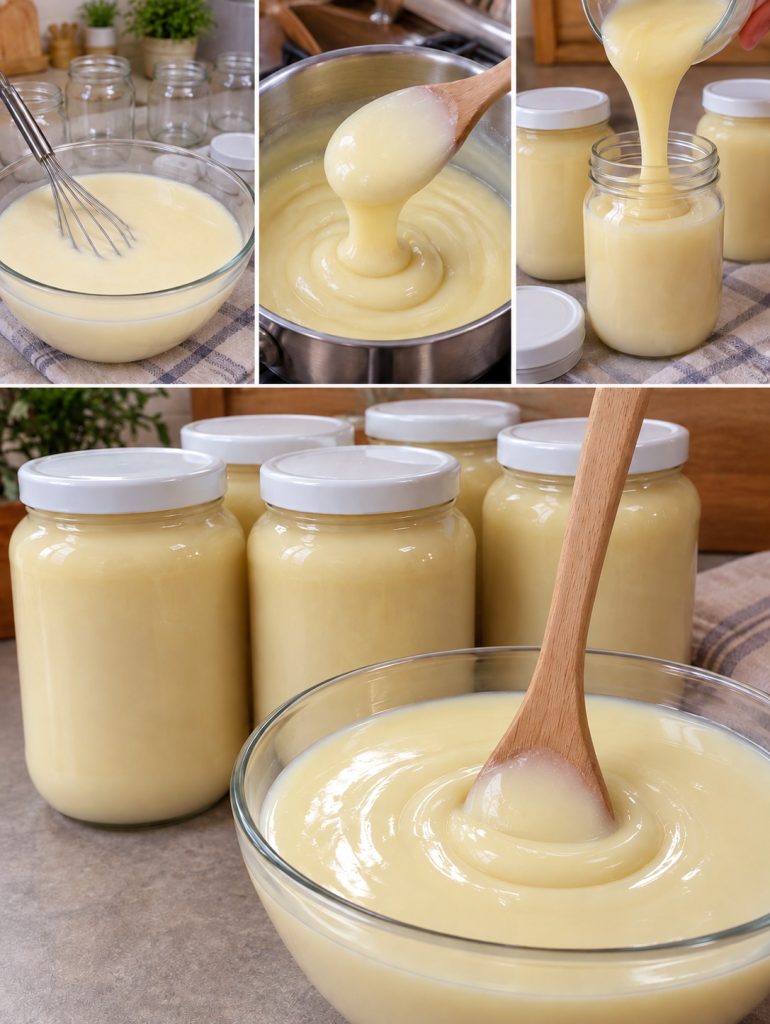 Lait concentré sucré maison : une méthode simple et économique pour préparer un délicieux dessert